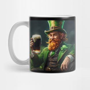 Folk Art Leprechaun Mug